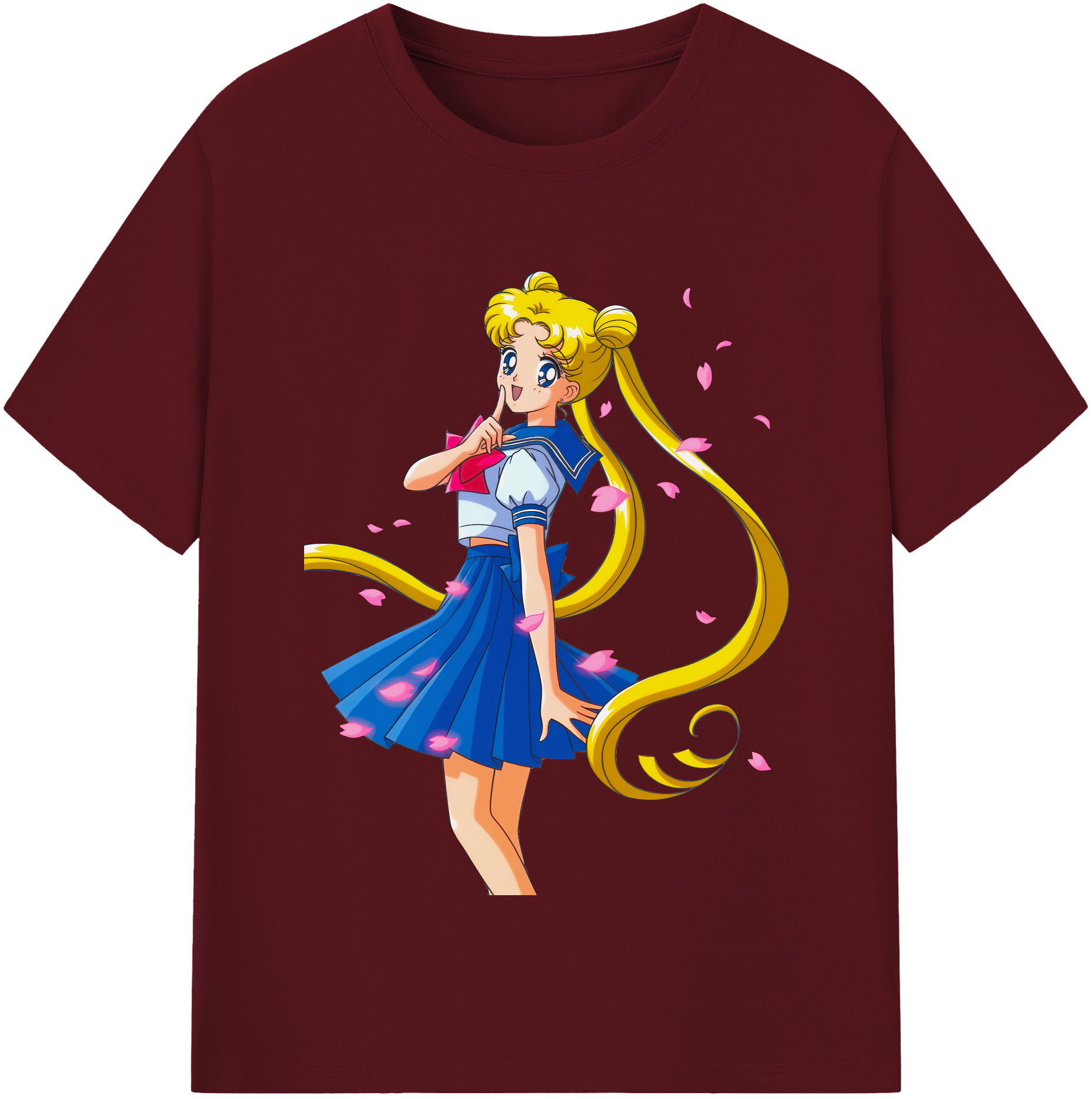 （画像用） 美少女戦士セーラームーン 愛野 美奈子 あいの みなこ Sailor Moon Aino Minako 綿100％半袖Tシャツ（フロントプリント）